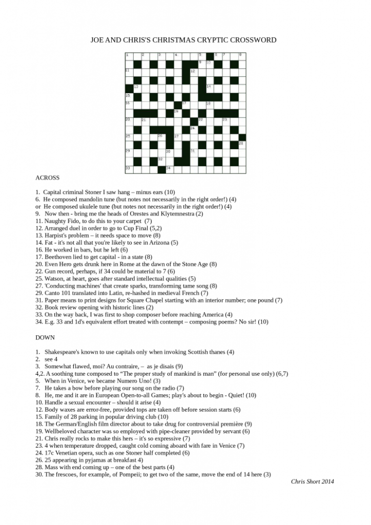 Crossword